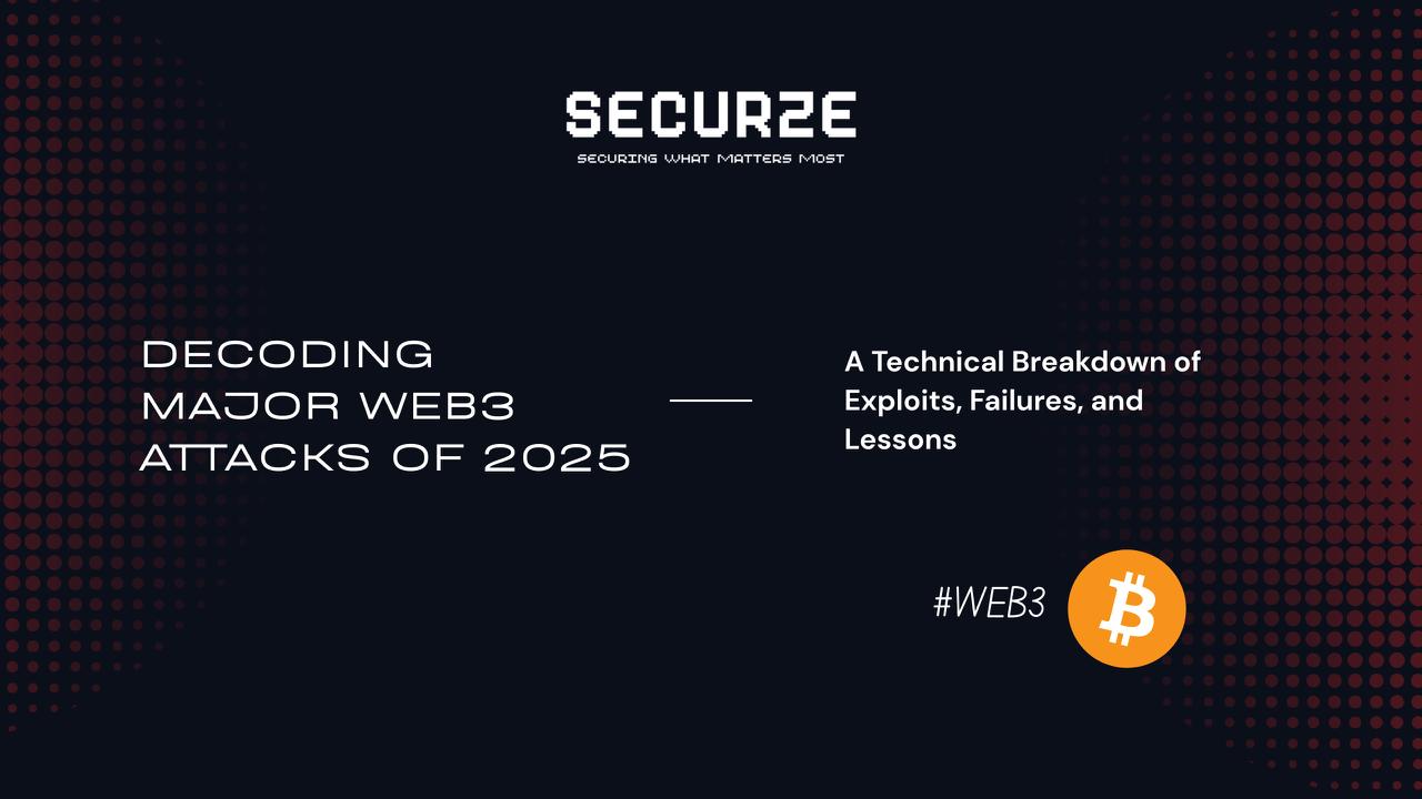 Decoding Major Web3 Attacks of 2025